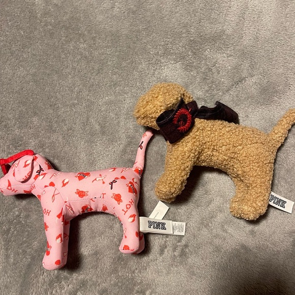 PINK Victoria secret, Pink and Tan Dog Plush Toys - Picture 2 of 8